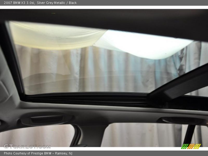 Silver Grey Metallic / Black 2007 BMW X3 3.0si