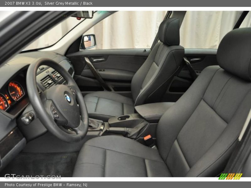 Silver Grey Metallic / Black 2007 BMW X3 3.0si