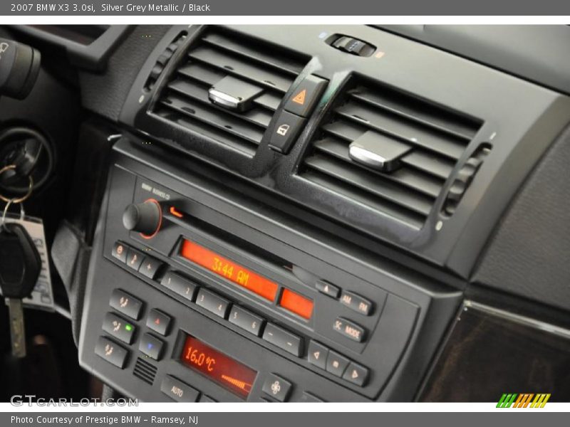 Silver Grey Metallic / Black 2007 BMW X3 3.0si