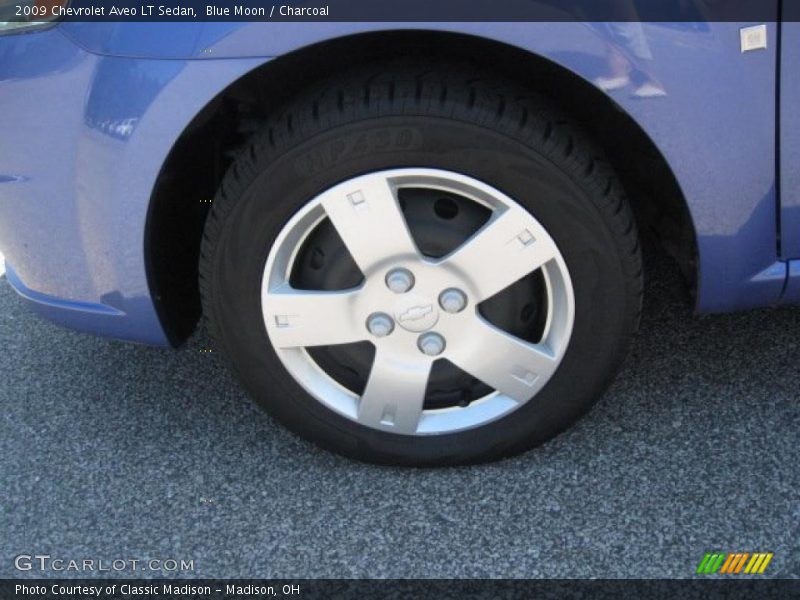 Blue Moon / Charcoal 2009 Chevrolet Aveo LT Sedan
