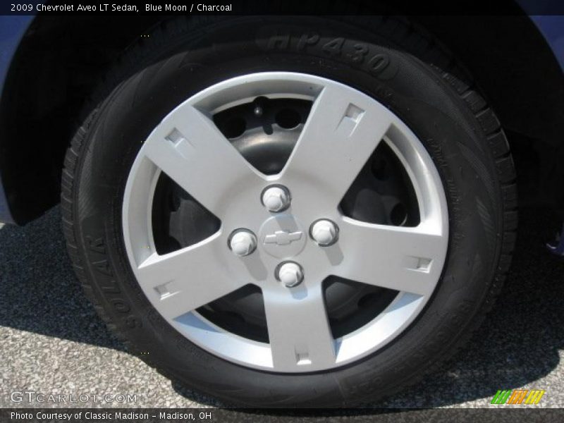 Blue Moon / Charcoal 2009 Chevrolet Aveo LT Sedan