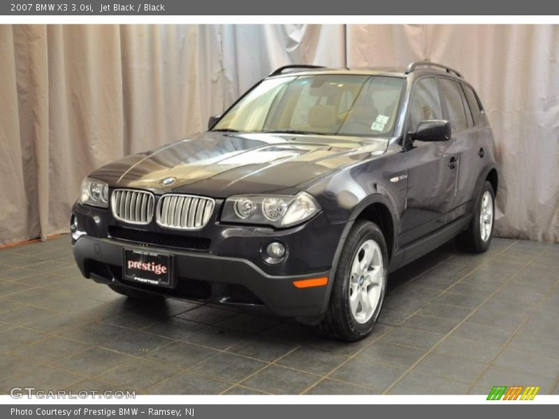 Jet Black / Black 2007 BMW X3 3.0si