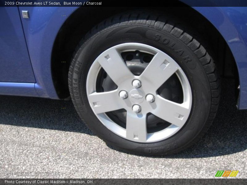 Blue Moon / Charcoal 2009 Chevrolet Aveo LT Sedan