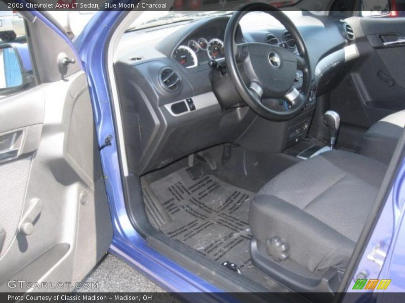 Blue Moon / Charcoal 2009 Chevrolet Aveo LT Sedan