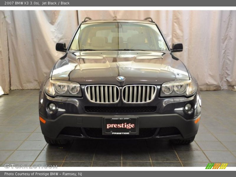 Jet Black / Black 2007 BMW X3 3.0si