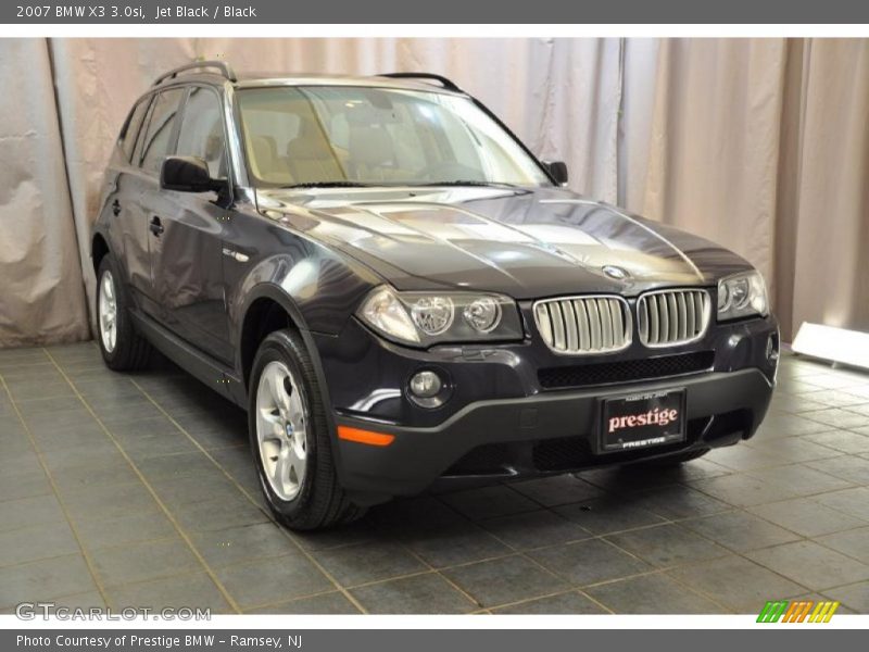 Jet Black / Black 2007 BMW X3 3.0si