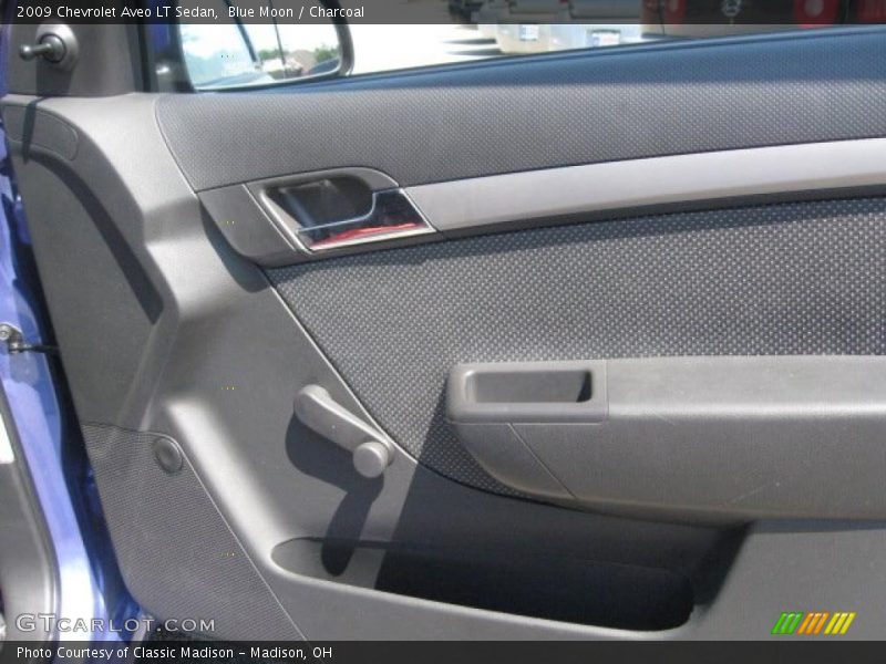 Blue Moon / Charcoal 2009 Chevrolet Aveo LT Sedan