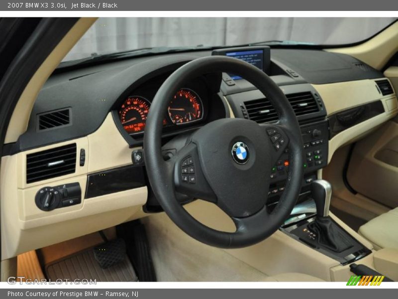 Jet Black / Black 2007 BMW X3 3.0si