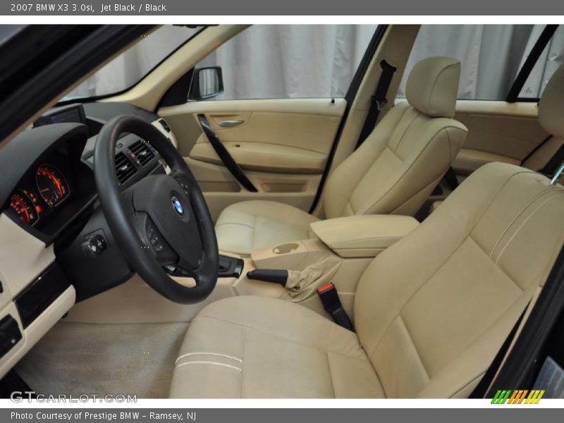 Jet Black / Black 2007 BMW X3 3.0si