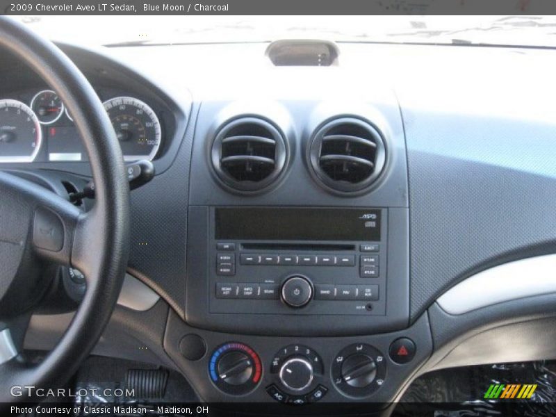 Blue Moon / Charcoal 2009 Chevrolet Aveo LT Sedan