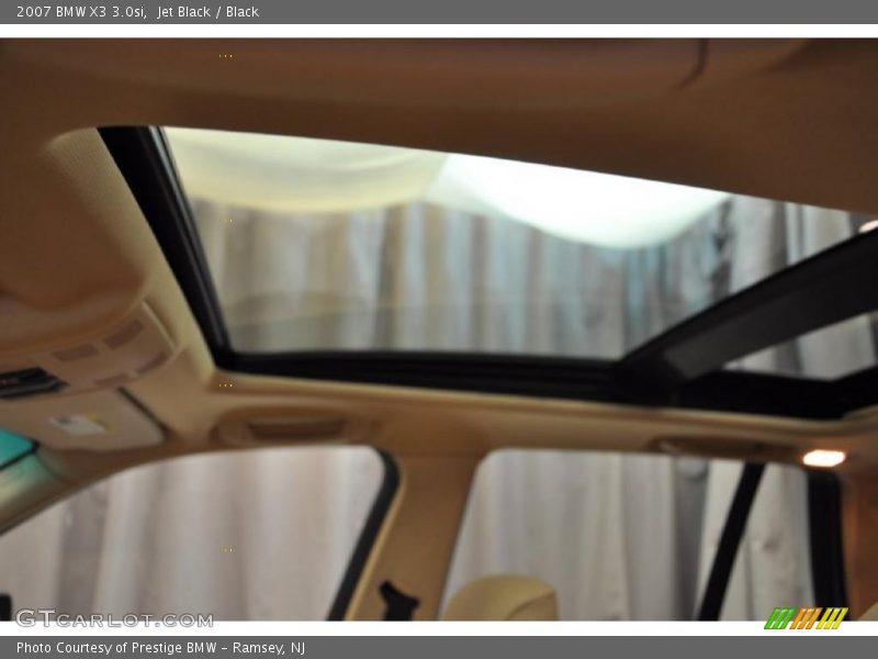 Jet Black / Black 2007 BMW X3 3.0si