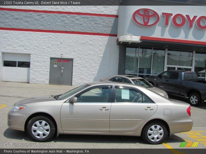 Desert Sand Mica / Taupe 2003 Toyota Camry LE
