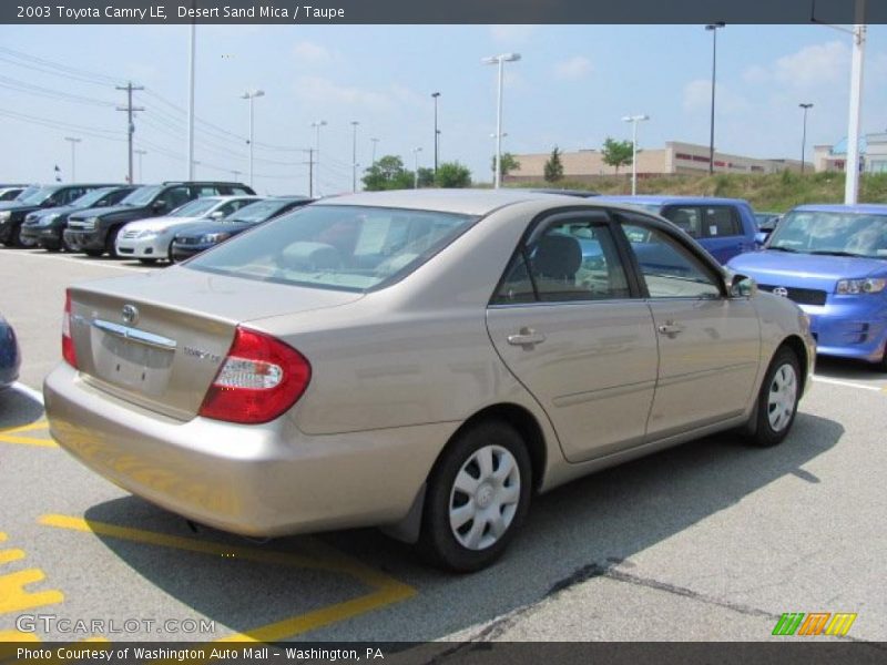 Desert Sand Mica / Taupe 2003 Toyota Camry LE