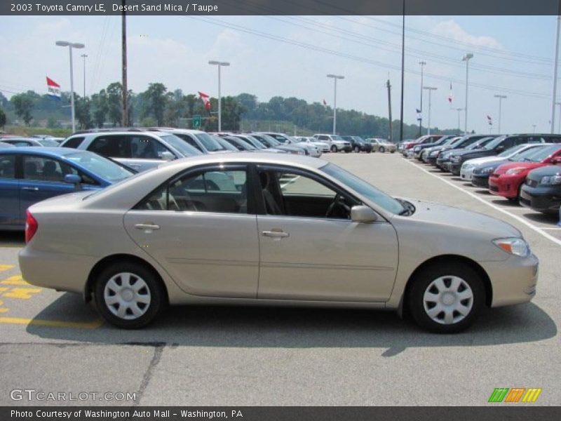 Desert Sand Mica / Taupe 2003 Toyota Camry LE