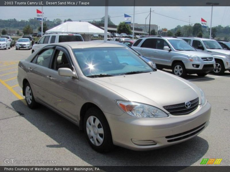 Desert Sand Mica / Taupe 2003 Toyota Camry LE