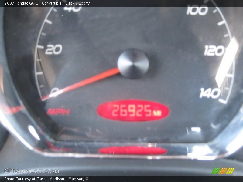 Black / Ebony 2007 Pontiac G6 GT Convertible