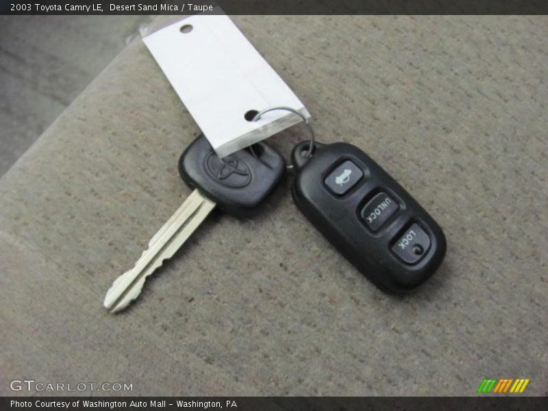 Desert Sand Mica / Taupe 2003 Toyota Camry LE