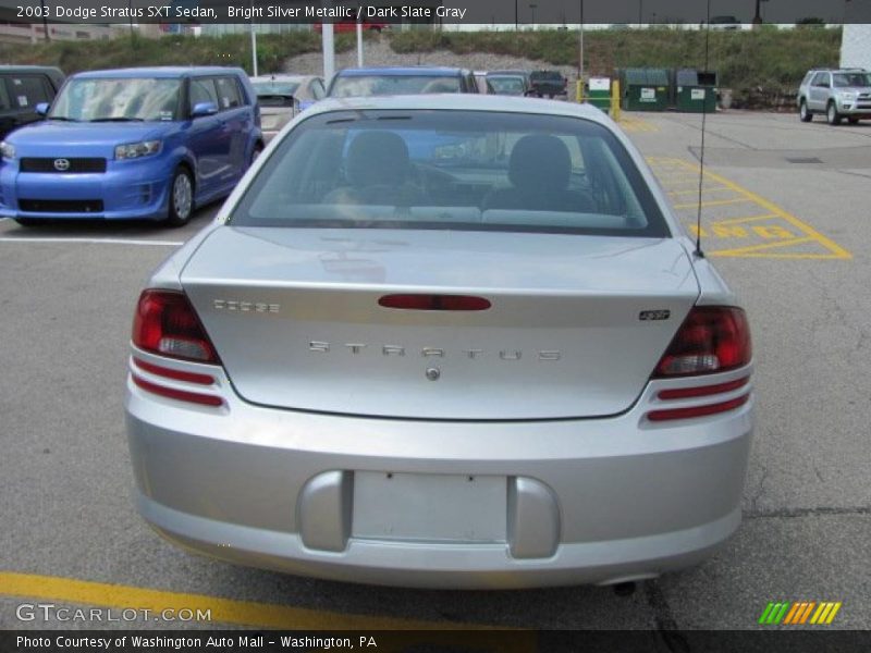 Bright Silver Metallic / Dark Slate Gray 2003 Dodge Stratus SXT Sedan