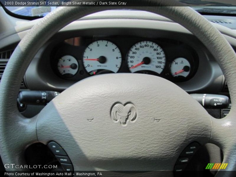 Bright Silver Metallic / Dark Slate Gray 2003 Dodge Stratus SXT Sedan