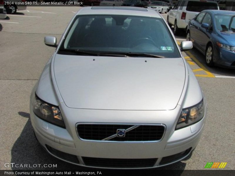 Silver Metallic / Off Black 2004 Volvo S40 T5