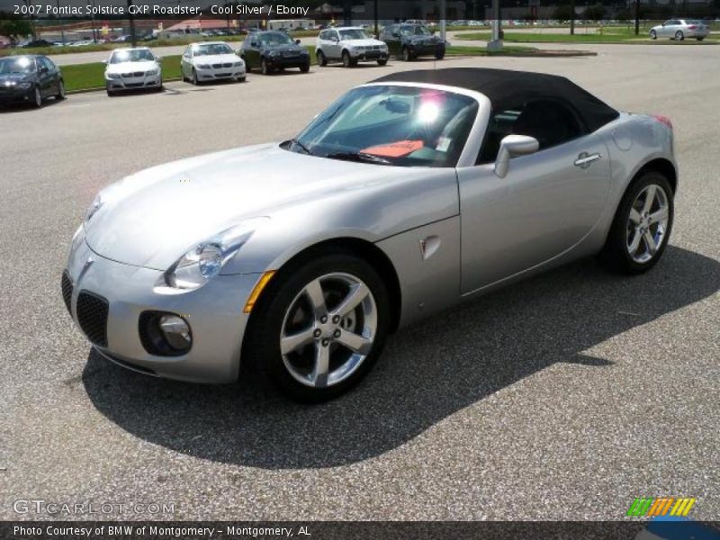 Cool Silver / Ebony 2007 Pontiac Solstice GXP Roadster