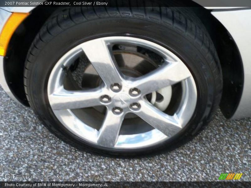 Cool Silver / Ebony 2007 Pontiac Solstice GXP Roadster