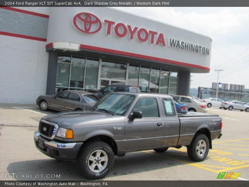 Dark Shadow Grey Metallic / Medium Dark Flint 2004 Ford Ranger XLT SST SuperCab 4x4