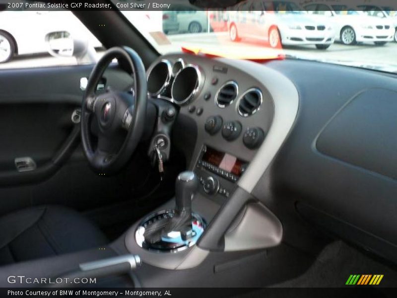 Cool Silver / Ebony 2007 Pontiac Solstice GXP Roadster