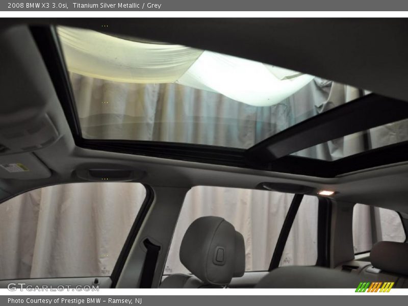 Titanium Silver Metallic / Grey 2008 BMW X3 3.0si