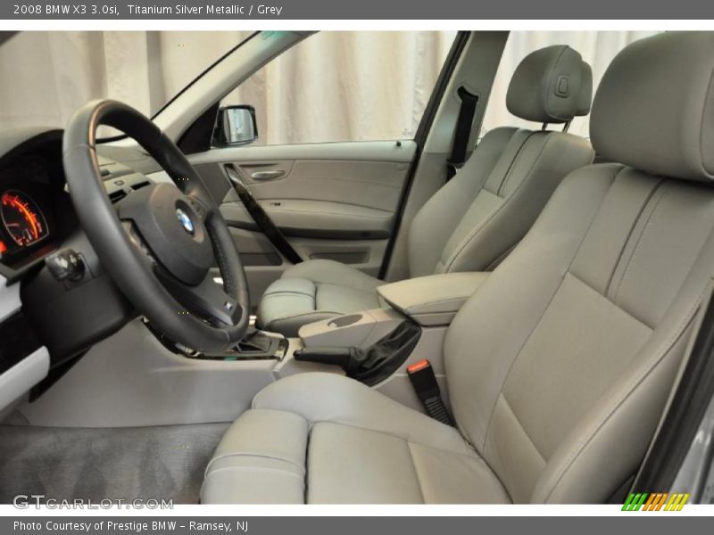 Titanium Silver Metallic / Grey 2008 BMW X3 3.0si