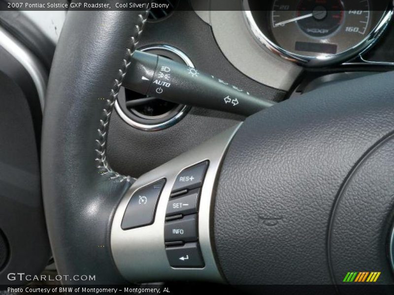 Cool Silver / Ebony 2007 Pontiac Solstice GXP Roadster