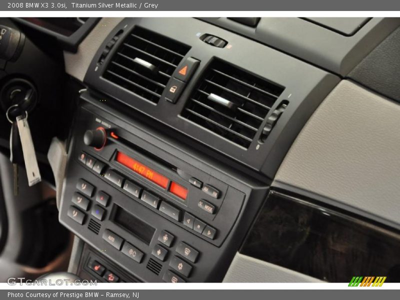 Titanium Silver Metallic / Grey 2008 BMW X3 3.0si