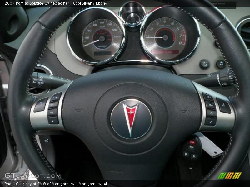Cool Silver / Ebony 2007 Pontiac Solstice GXP Roadster