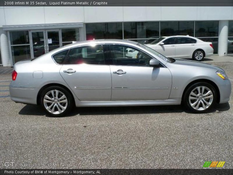 Liquid Platinum Metallic / Graphite 2008 Infiniti M 35 Sedan