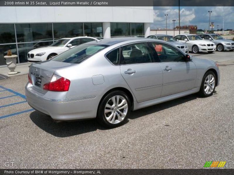 Liquid Platinum Metallic / Graphite 2008 Infiniti M 35 Sedan