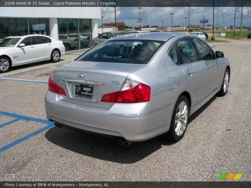 Liquid Platinum Metallic / Graphite 2008 Infiniti M 35 Sedan