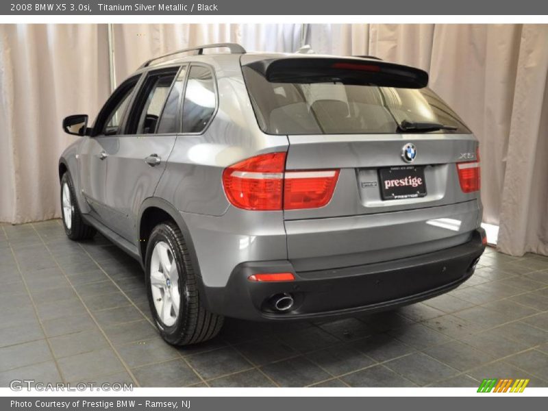 Titanium Silver Metallic / Black 2008 BMW X5 3.0si