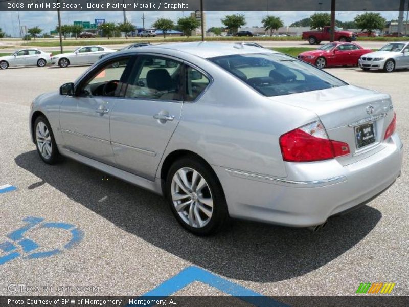 Liquid Platinum Metallic / Graphite 2008 Infiniti M 35 Sedan