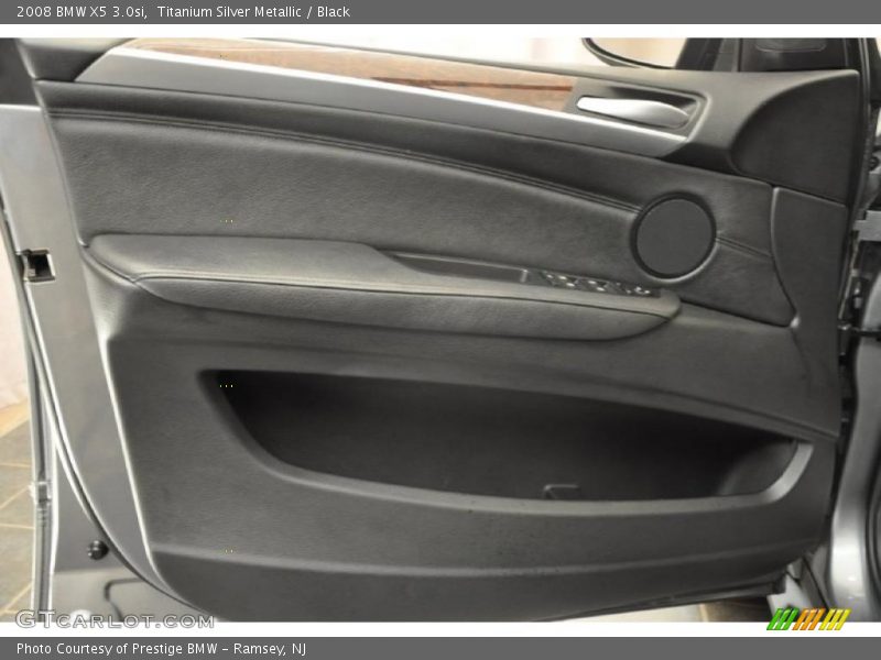 Titanium Silver Metallic / Black 2008 BMW X5 3.0si