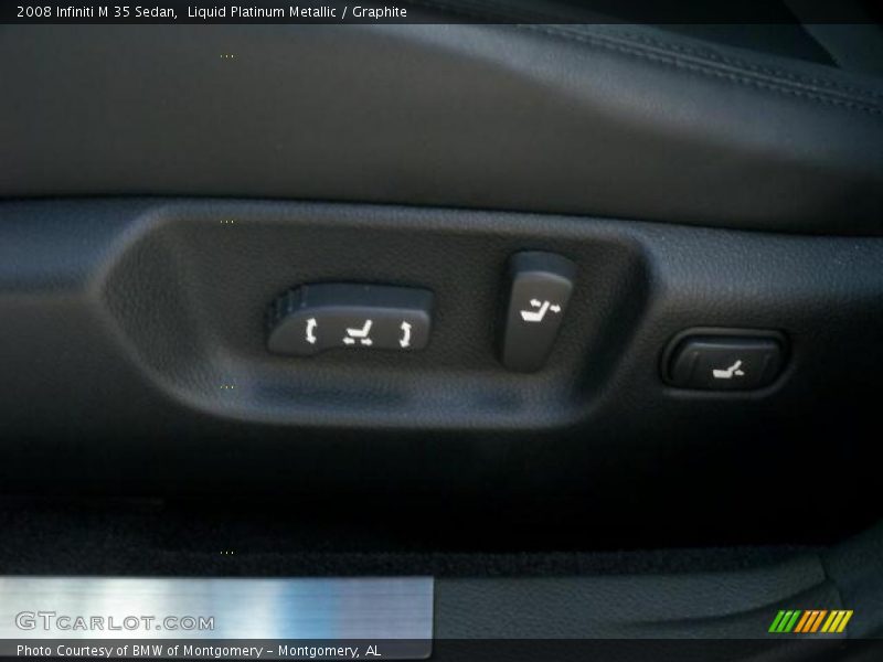Liquid Platinum Metallic / Graphite 2008 Infiniti M 35 Sedan