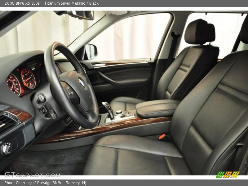 Titanium Silver Metallic / Black 2008 BMW X5 3.0si