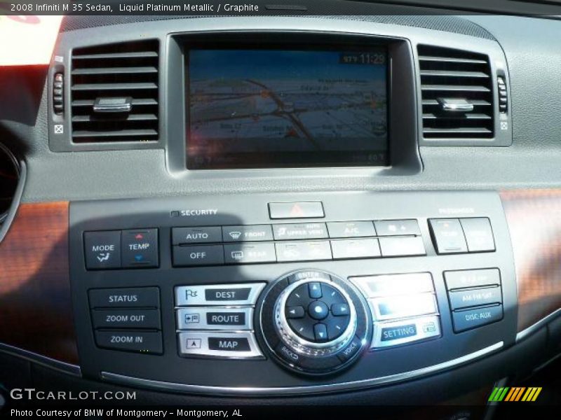 Liquid Platinum Metallic / Graphite 2008 Infiniti M 35 Sedan
