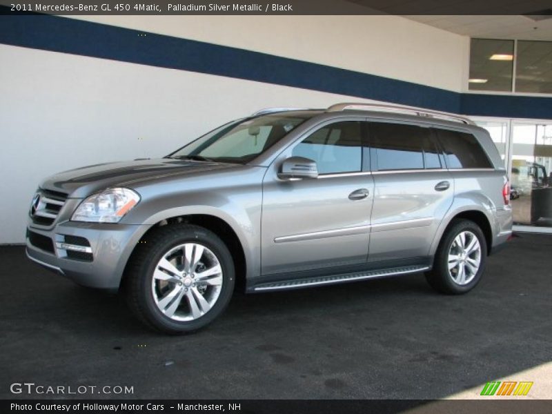 Palladium Silver Metallic / Black 2011 Mercedes-Benz GL 450 4Matic