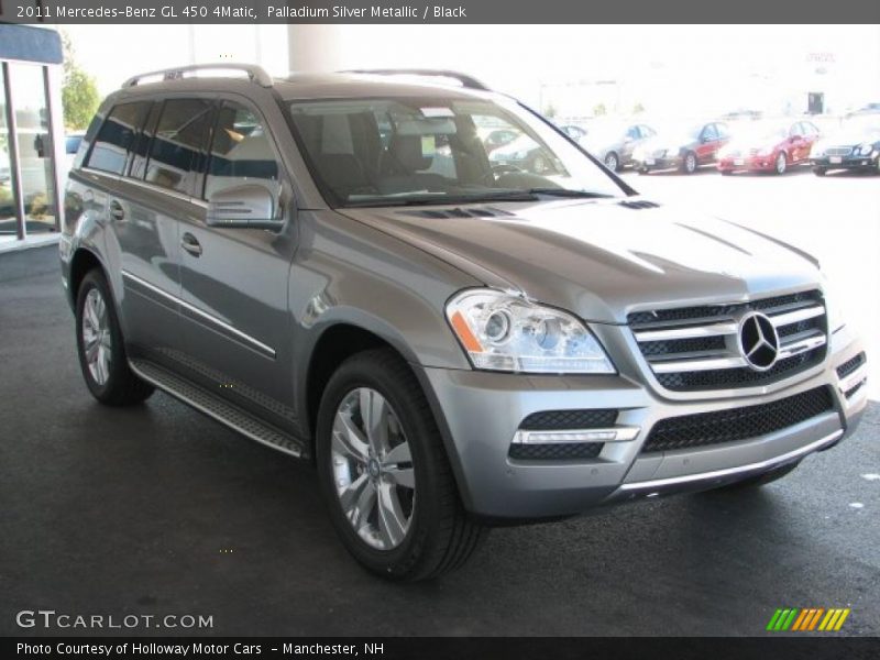 Palladium Silver Metallic / Black 2011 Mercedes-Benz GL 450 4Matic