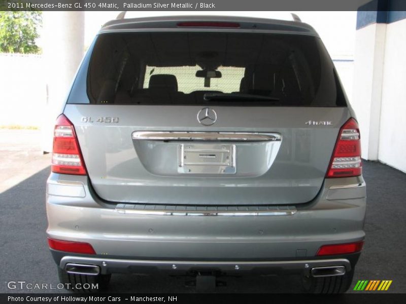 Palladium Silver Metallic / Black 2011 Mercedes-Benz GL 450 4Matic