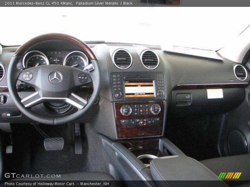 Palladium Silver Metallic / Black 2011 Mercedes-Benz GL 450 4Matic