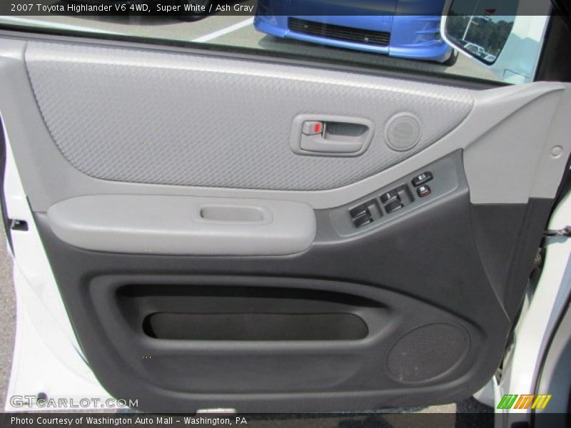 Super White / Ash Gray 2007 Toyota Highlander V6 4WD