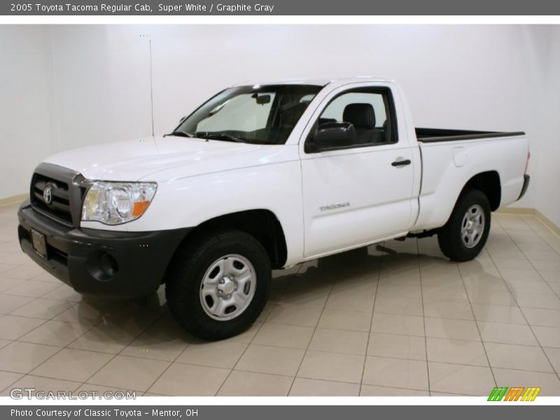 Super White / Graphite Gray 2005 Toyota Tacoma Regular Cab