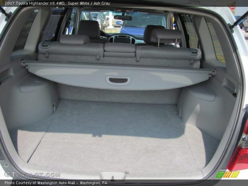 Super White / Ash Gray 2007 Toyota Highlander V6 4WD
