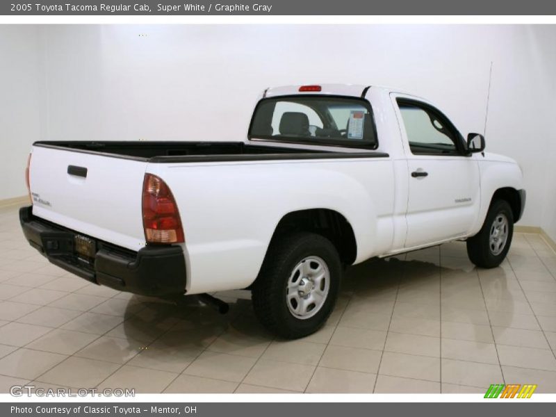Super White / Graphite Gray 2005 Toyota Tacoma Regular Cab